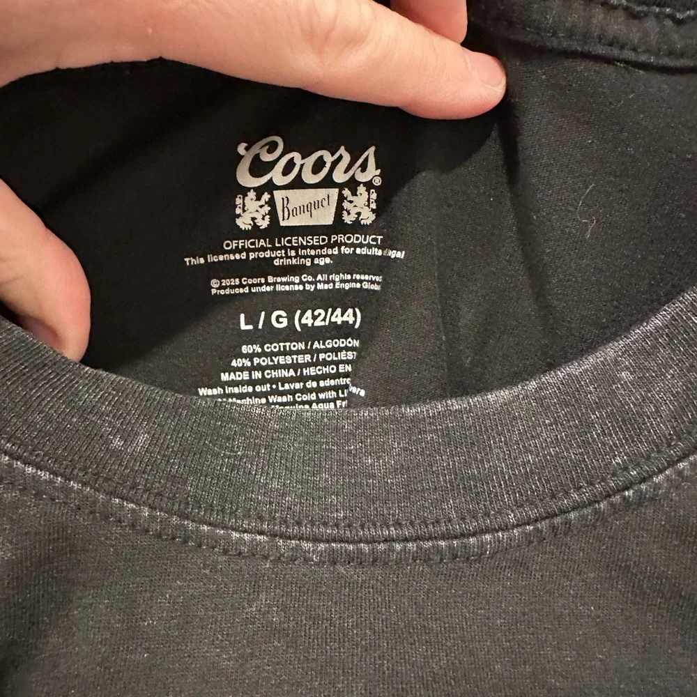 Coors Banquet Black Sleeveless Muscle Tank - Picture 3 of 5